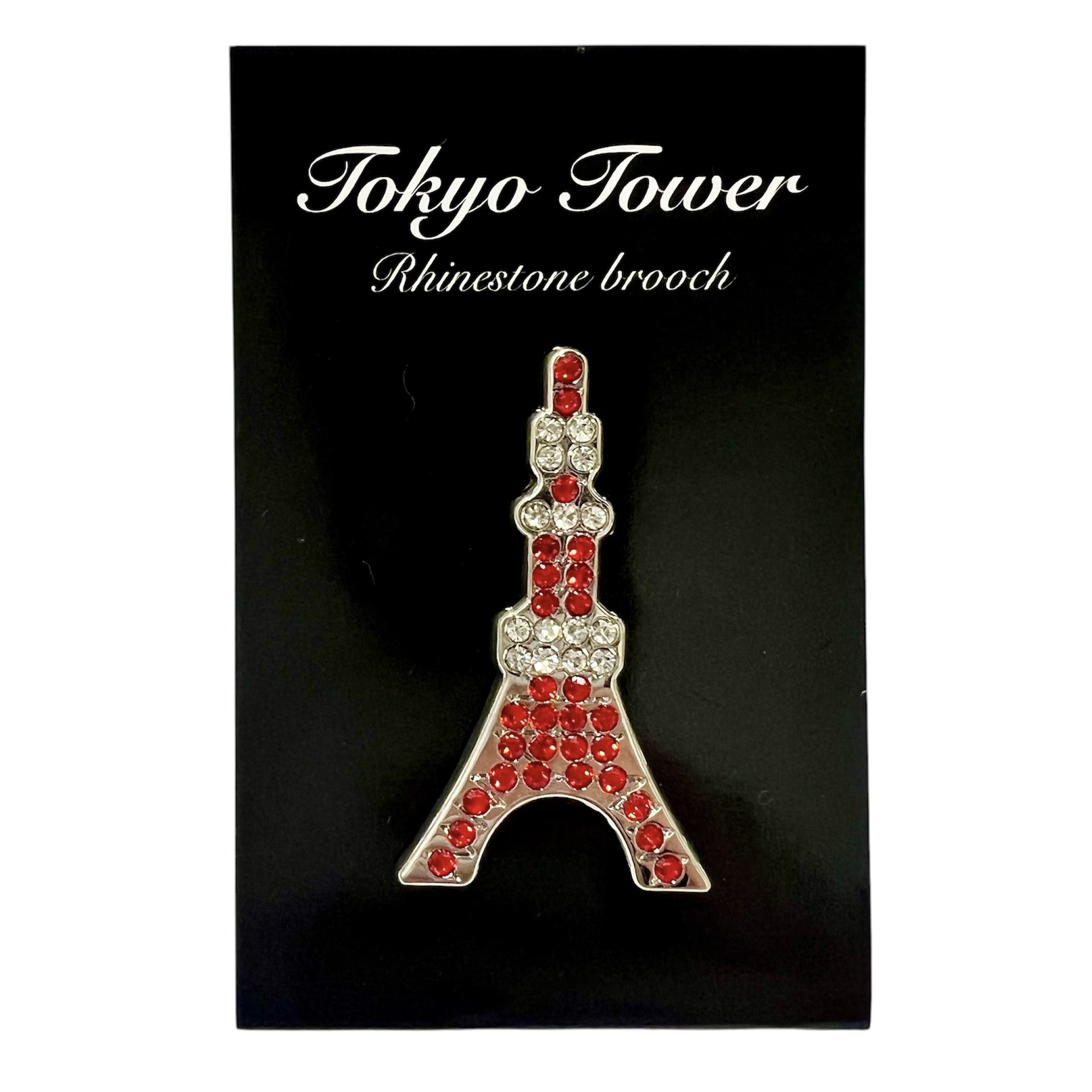 東京タワーラインストーンブローチ
